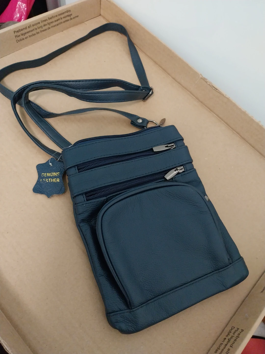 Genuine Leather Crossbody Bag