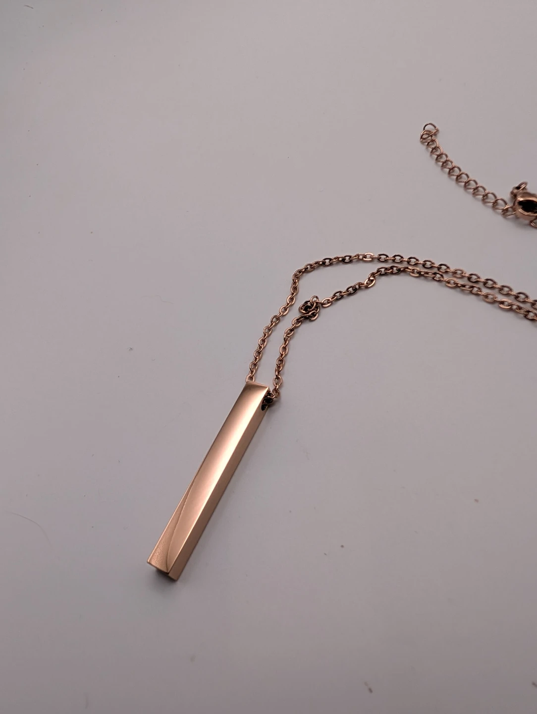 Rose Gold Bar Pendant Necklace (3 for $10)