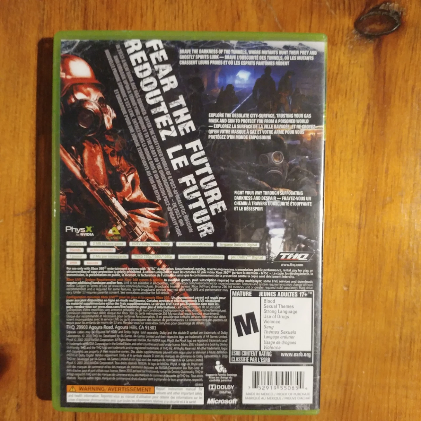 Metro 2033 - Xbox 360 Game - photo 2