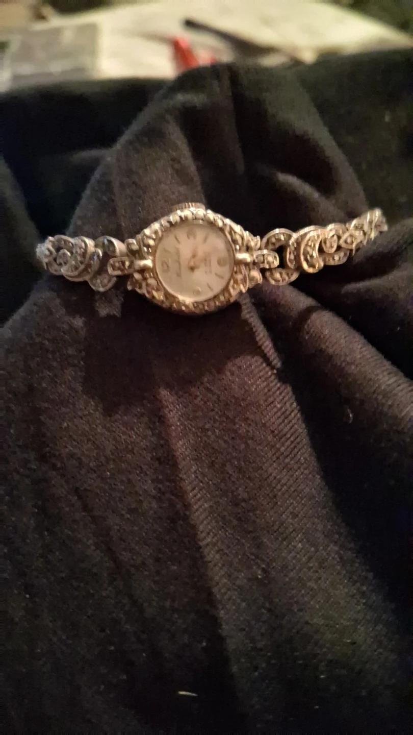 Vintage silver marzinite Bracelet Watch - photo 2