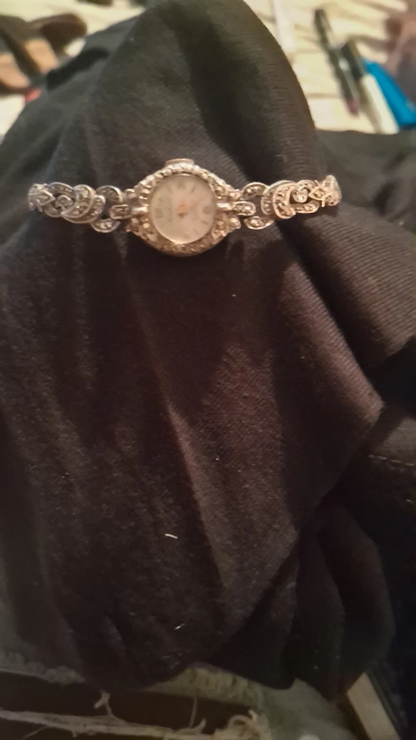 Vintage silver marzinite Bracelet Watch - photo 3