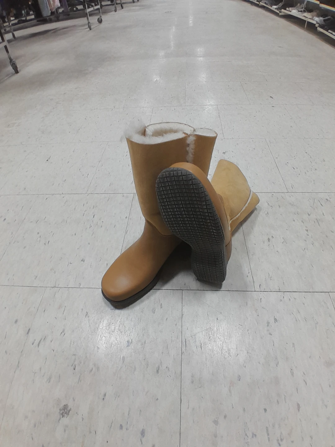 Tan Leather Winter Boots Original Canadienne Dry size 9.5 - photo 2