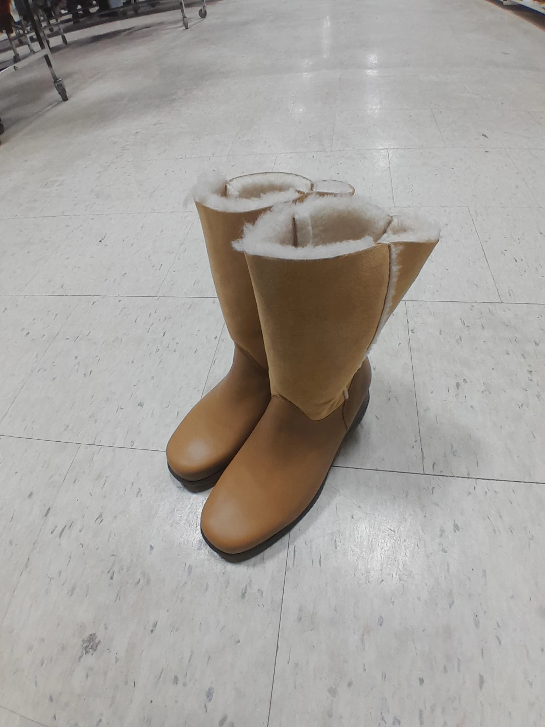 Tan Leather Winter Boots Original Canadienne Dry size 9.5 - photo 3