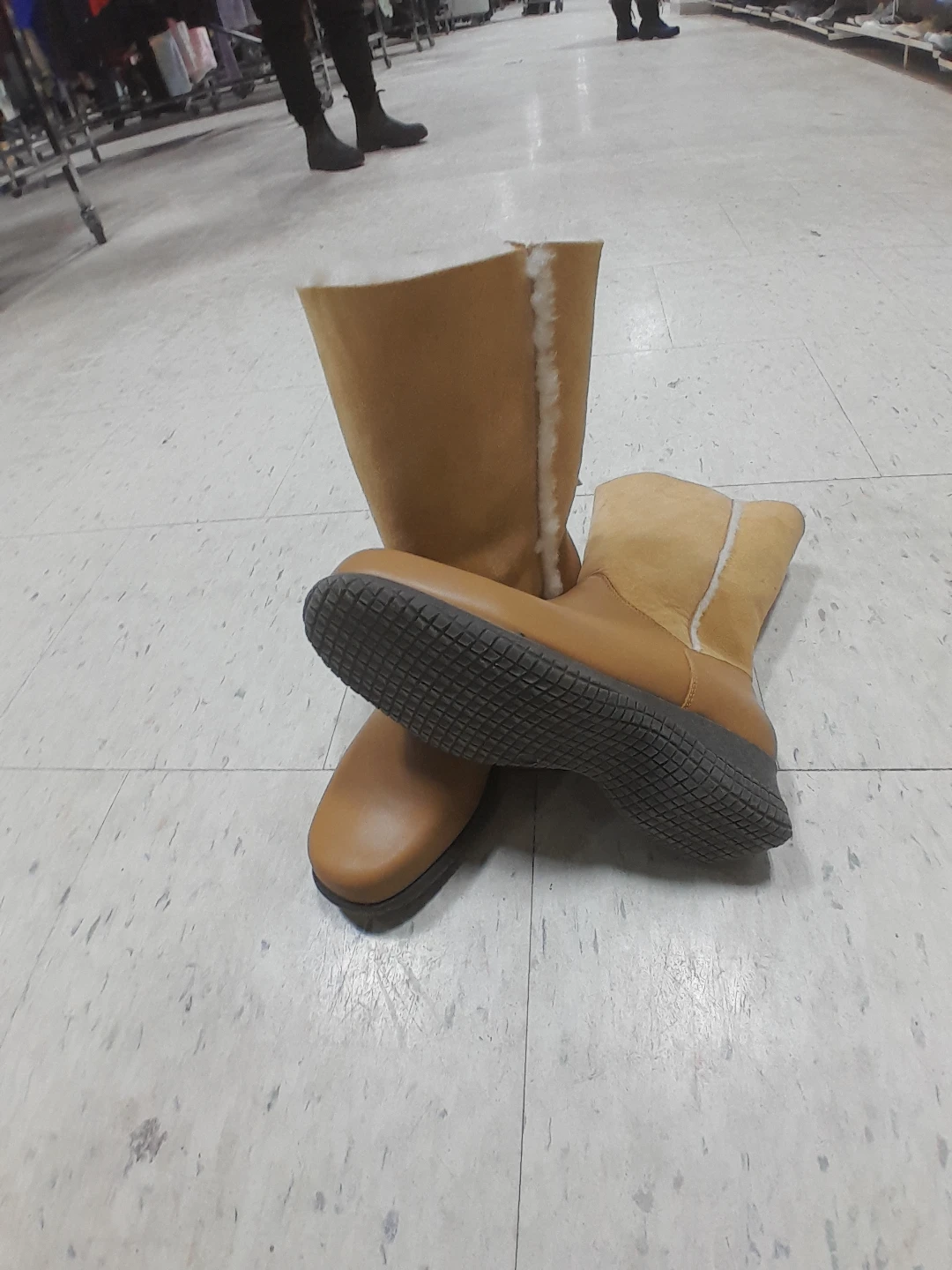 Tan Leather Winter Boots Original Canadienne Dry size 9.5 - photo 5