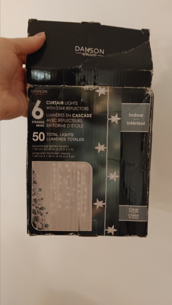 Décor Curtain Lights with Star Reflectors - photo 3