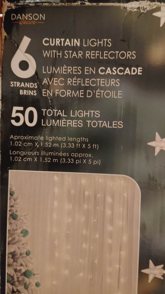 Décor Curtain Lights with Star Reflectors - photo 4