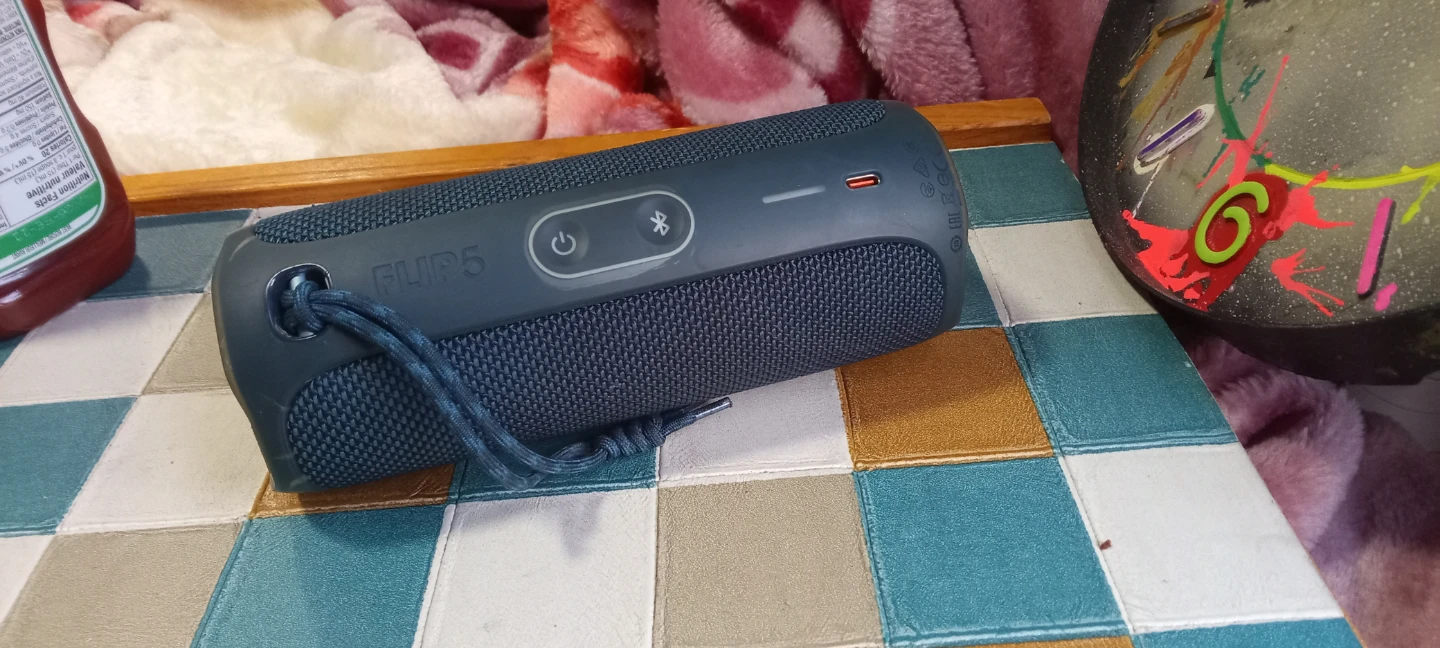 JBL Flip 5 Bluetooth Speaker - Blue - photo 3