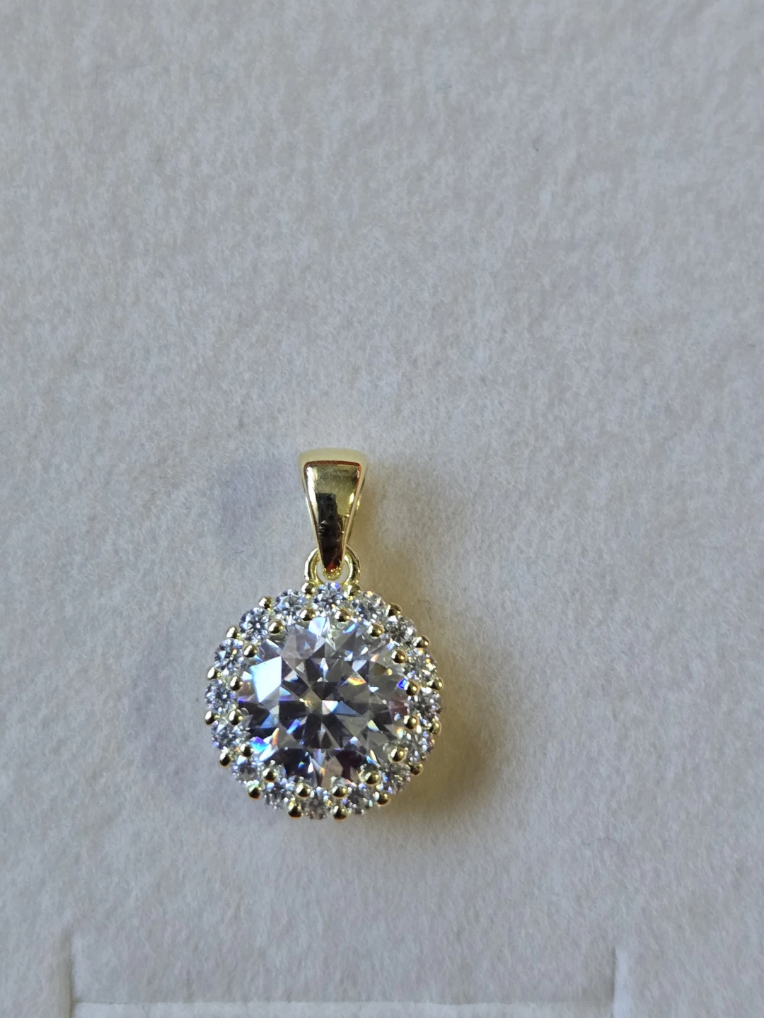 Moissanite 925 Silver Pendant 1.00 CTW - photo 2