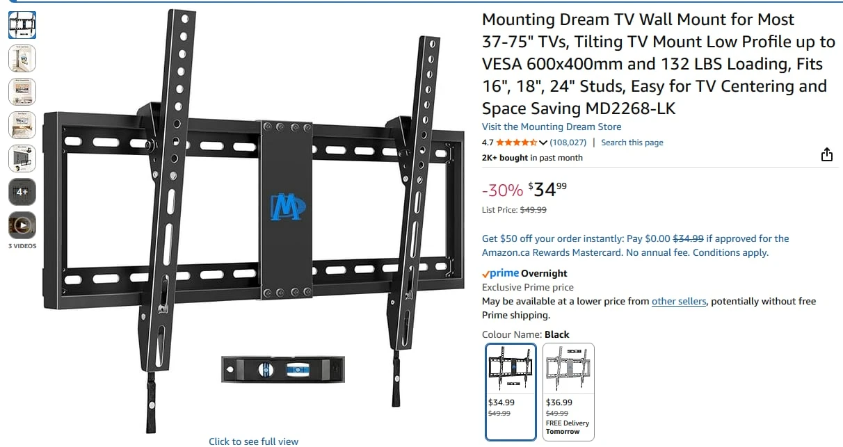 TV Wall Mount - Brand NEW