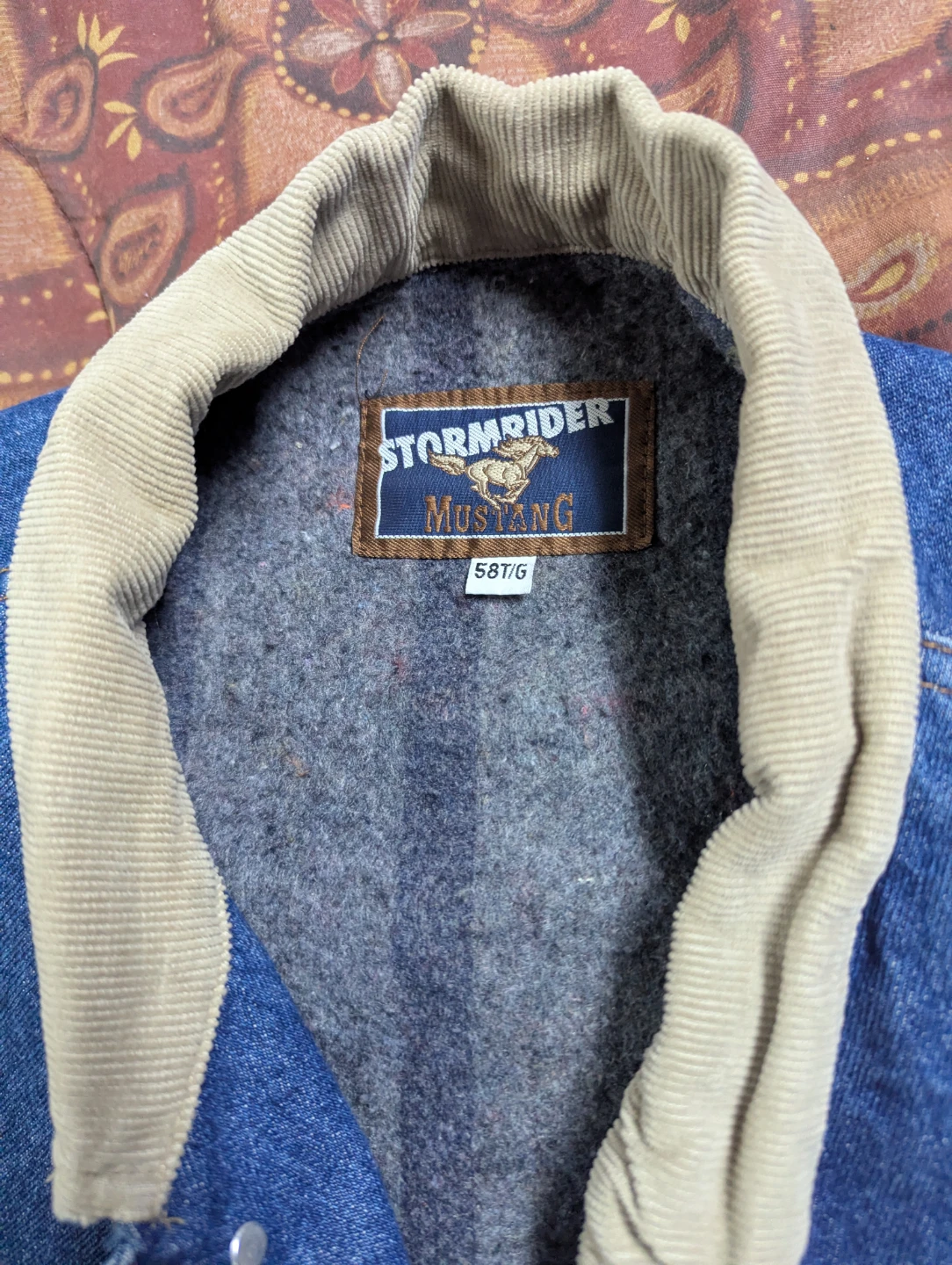 Blanket lined jean jacket - photo 4