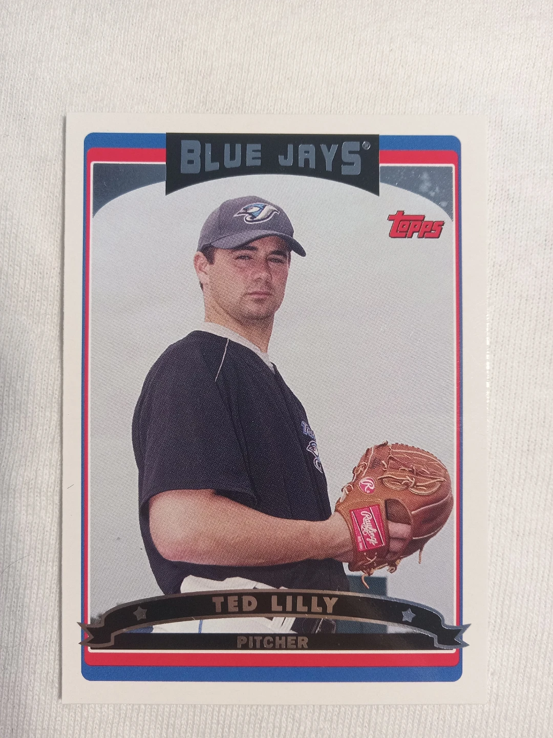 Ted Lilly Blue Jays Topps 2006 Baseball Card