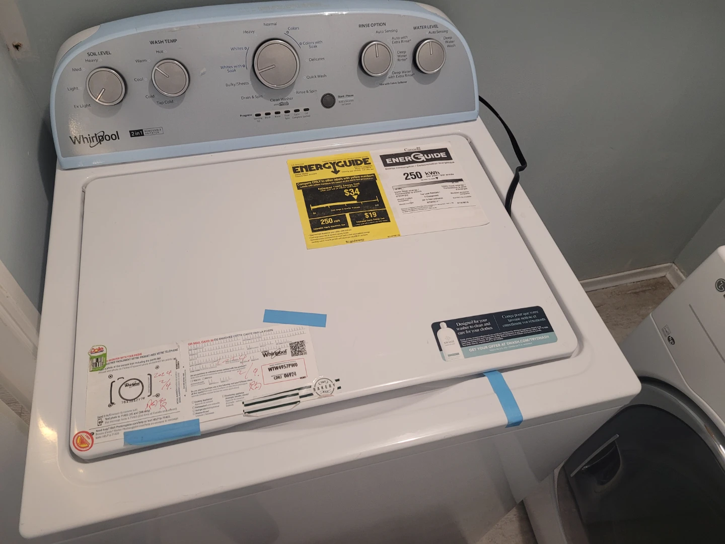 Whirlpool Top Load Washer - photo 2
