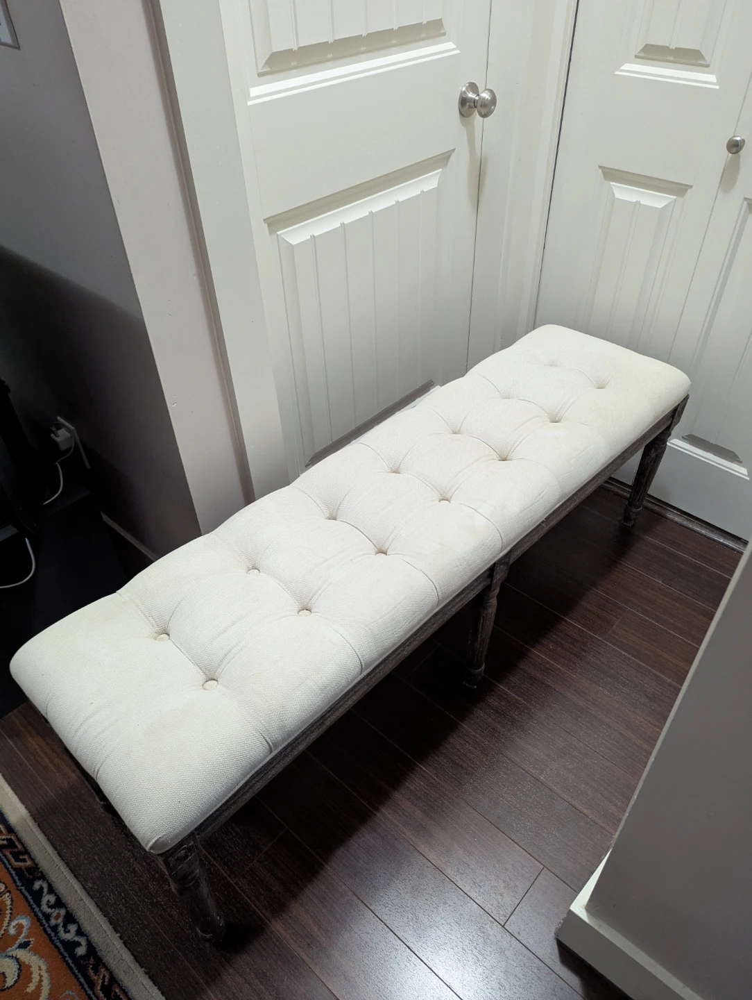 Tufted Upholstered Bench - photo 2