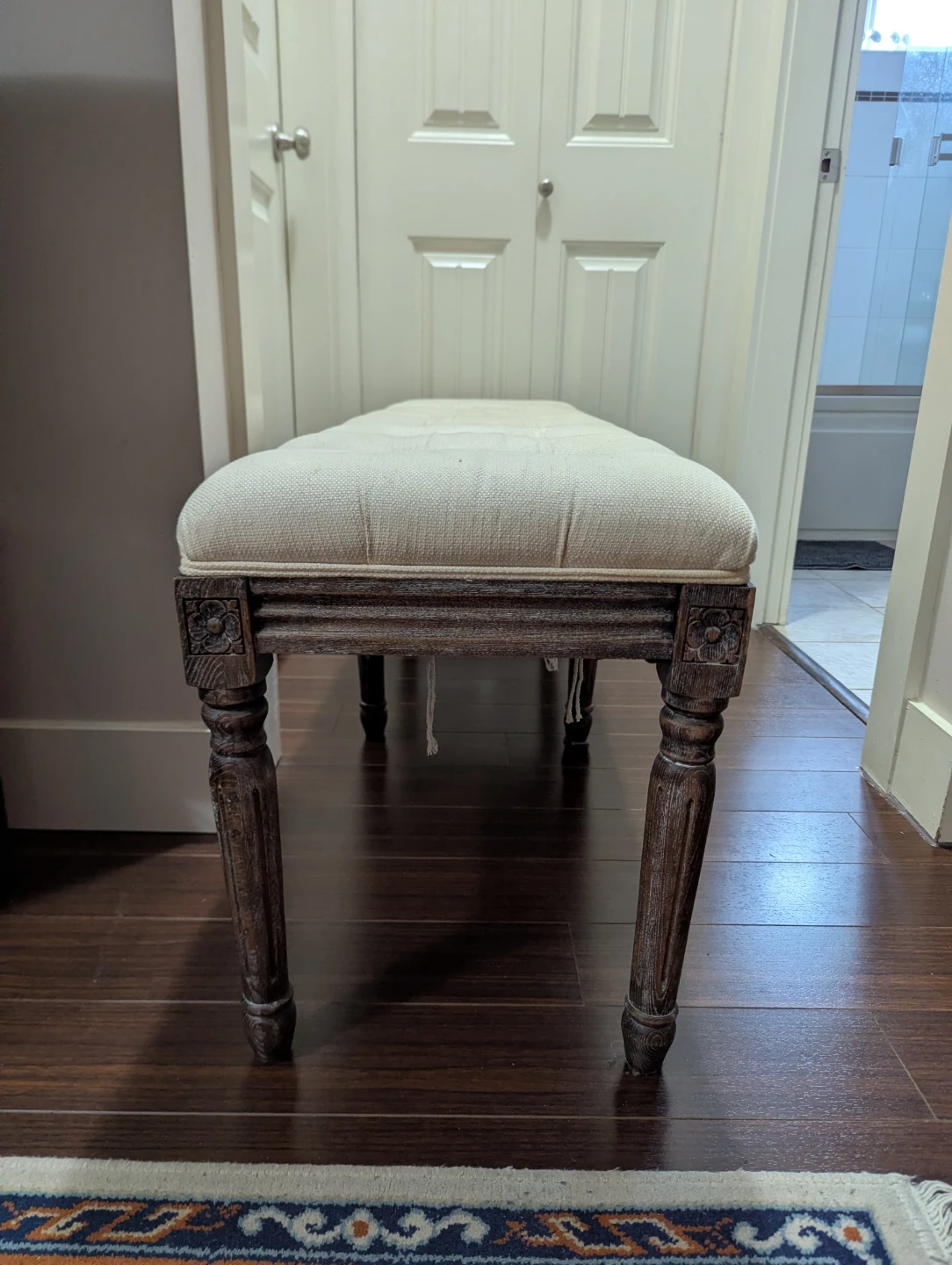 Tufted Upholstered Bench - photo 3