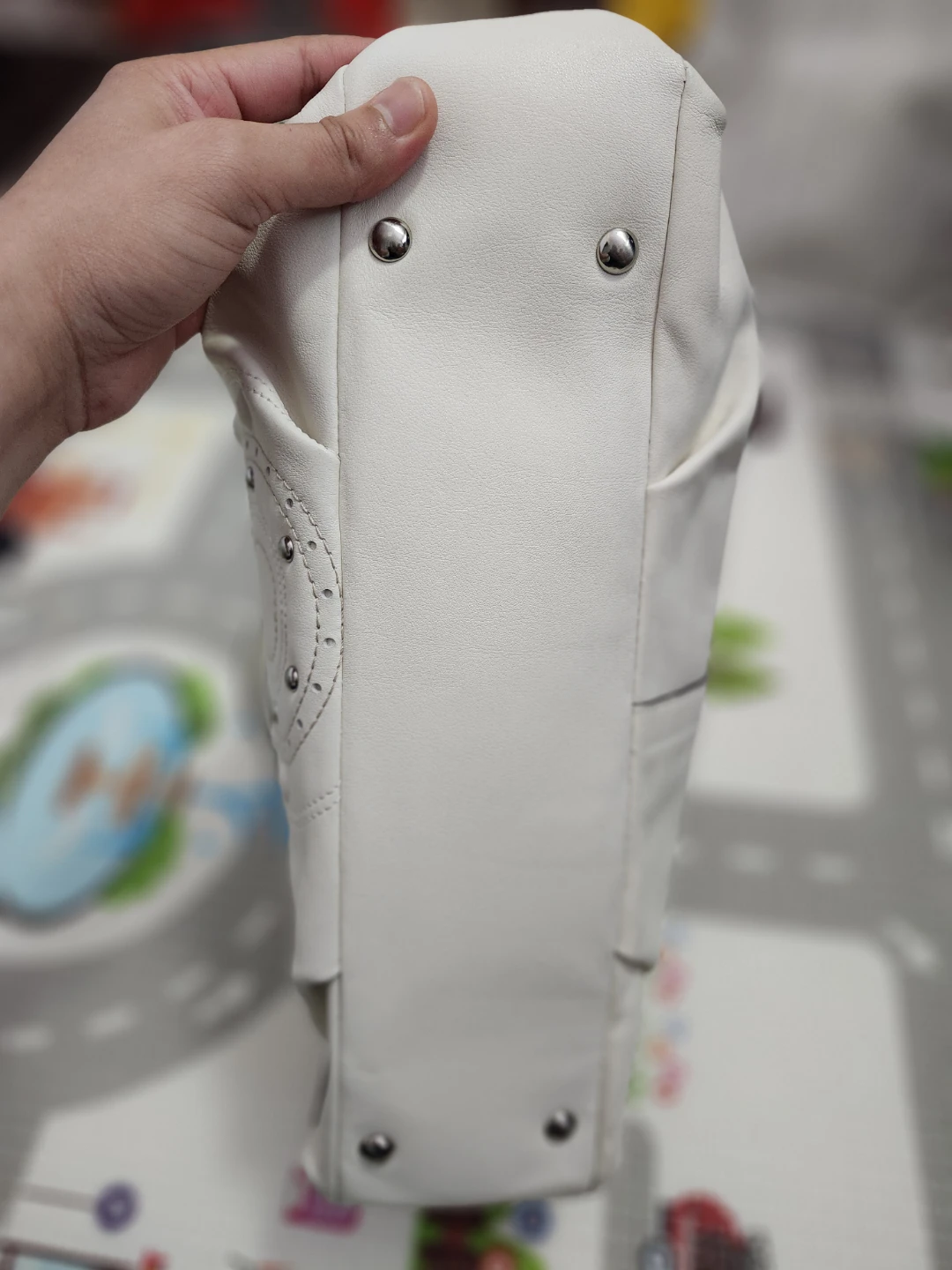 Coach White Leather Tote Bag - photo 5