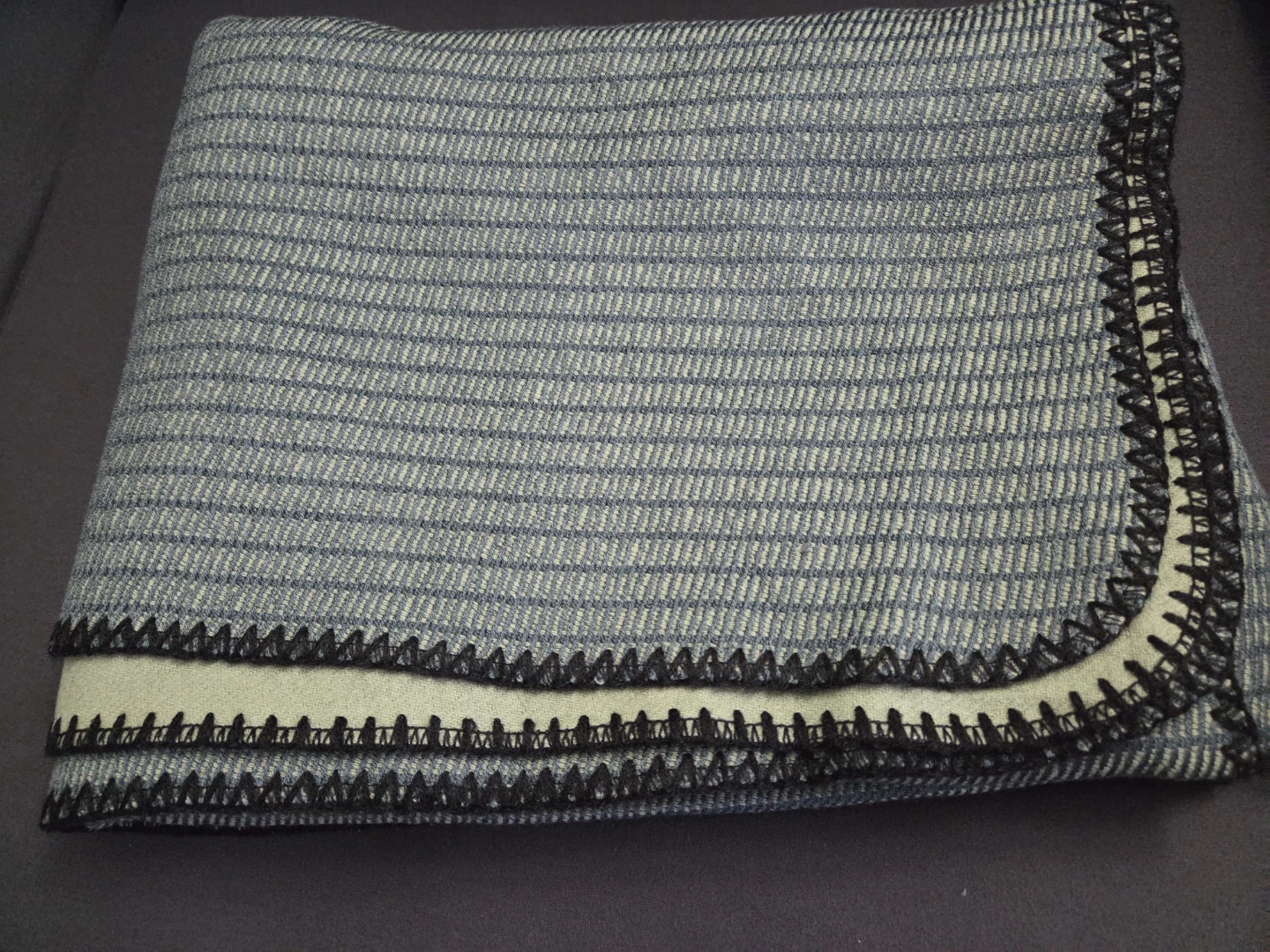 Striped Throw Blanket - New - photo 3