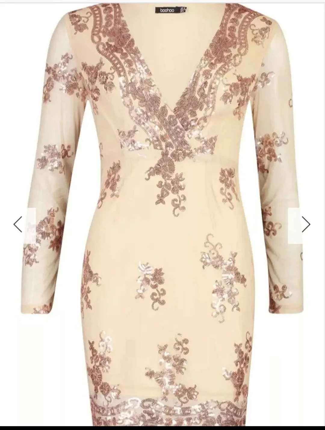 Boohoo Sequin Mini Dress - Size US 4
