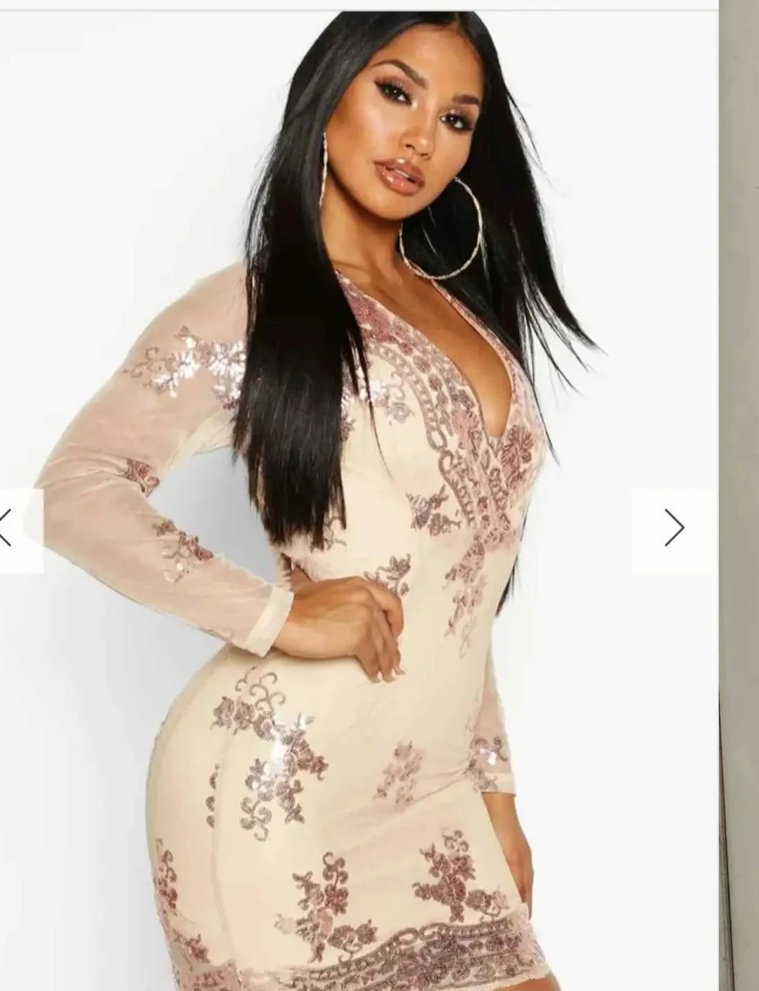 Boohoo Sequin Mini Dress - Size US 4 - photo 4