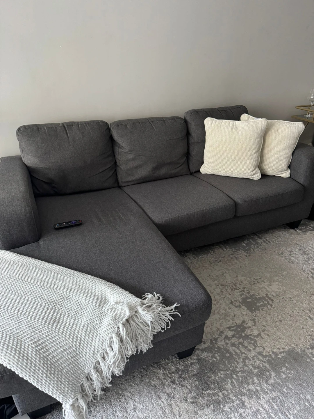 Dark Grey Sectional Sofa