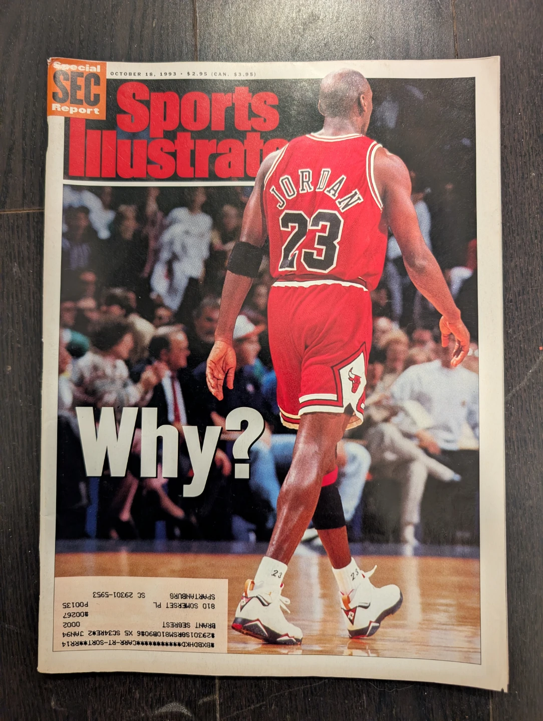 Sports Illustrated October 18, 1993 - Michael Jordan