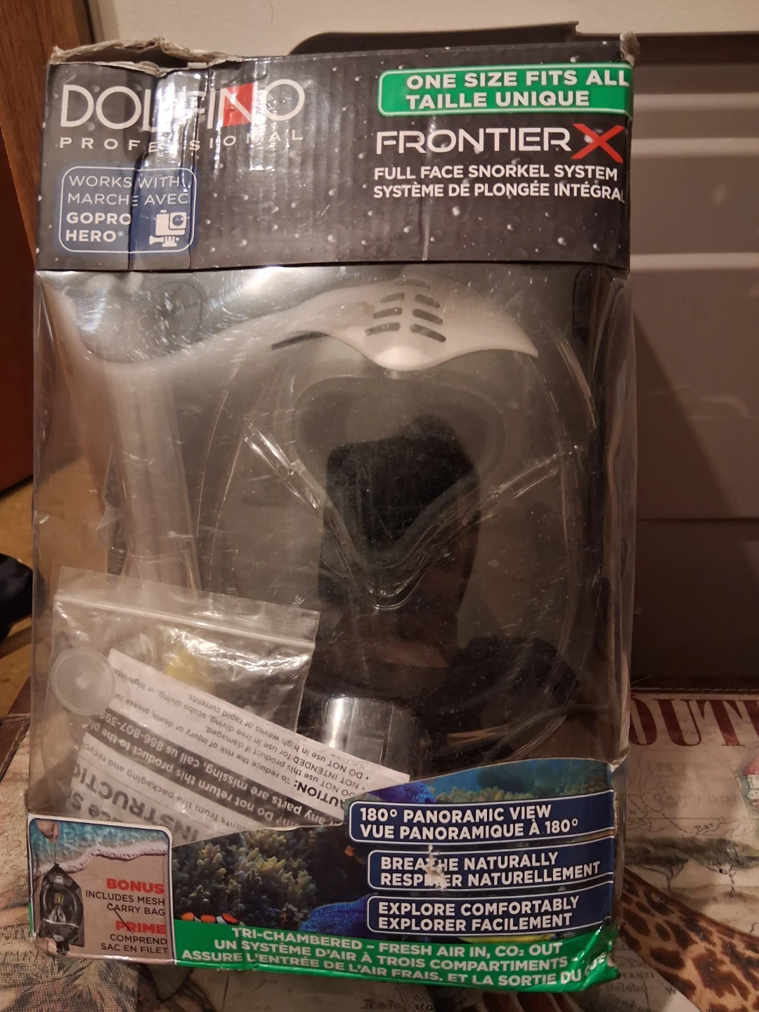 Dolfino Frontier X Full Face Snorkel System
