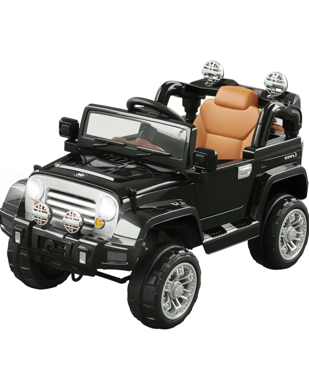 Electric Black Ride-On Car - 90$