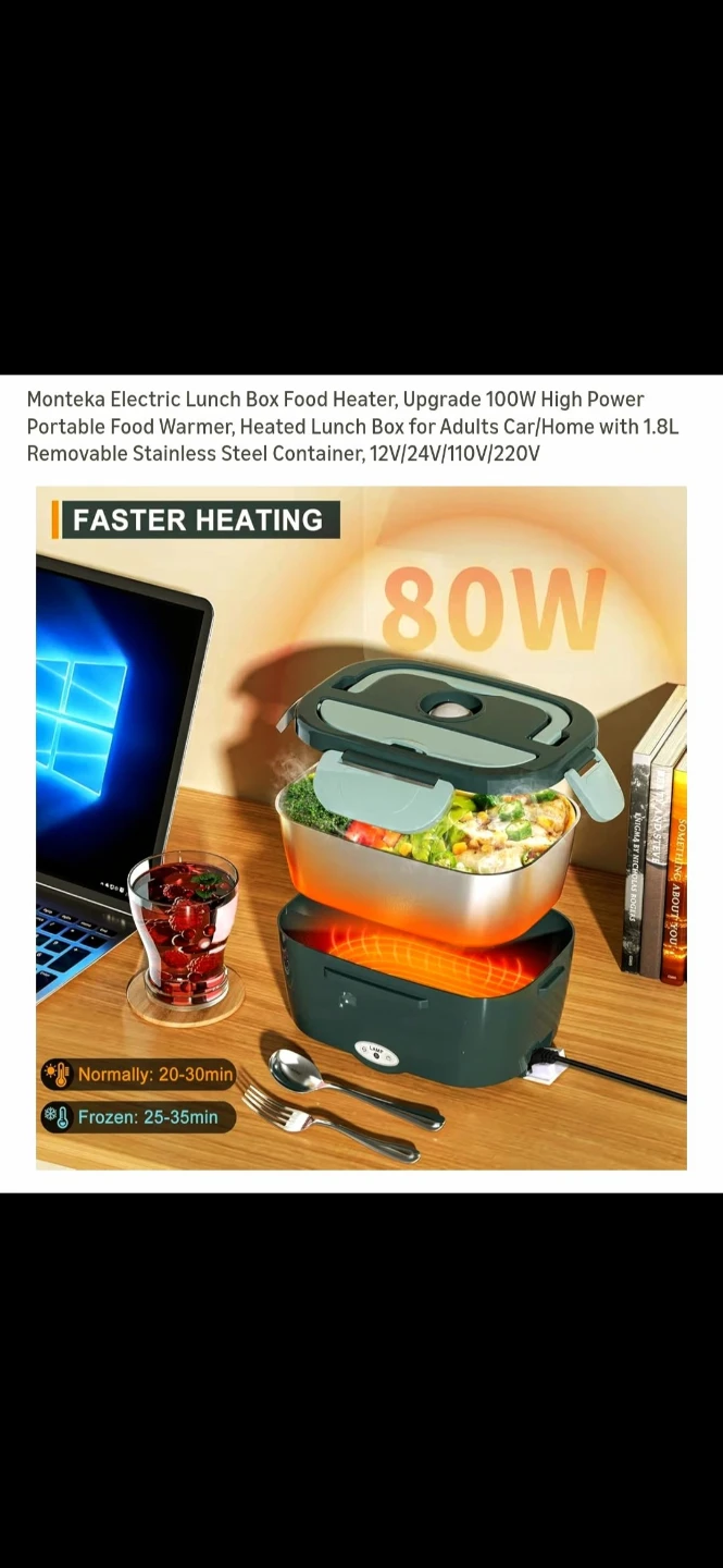 Electric Lunch Box Food Heater