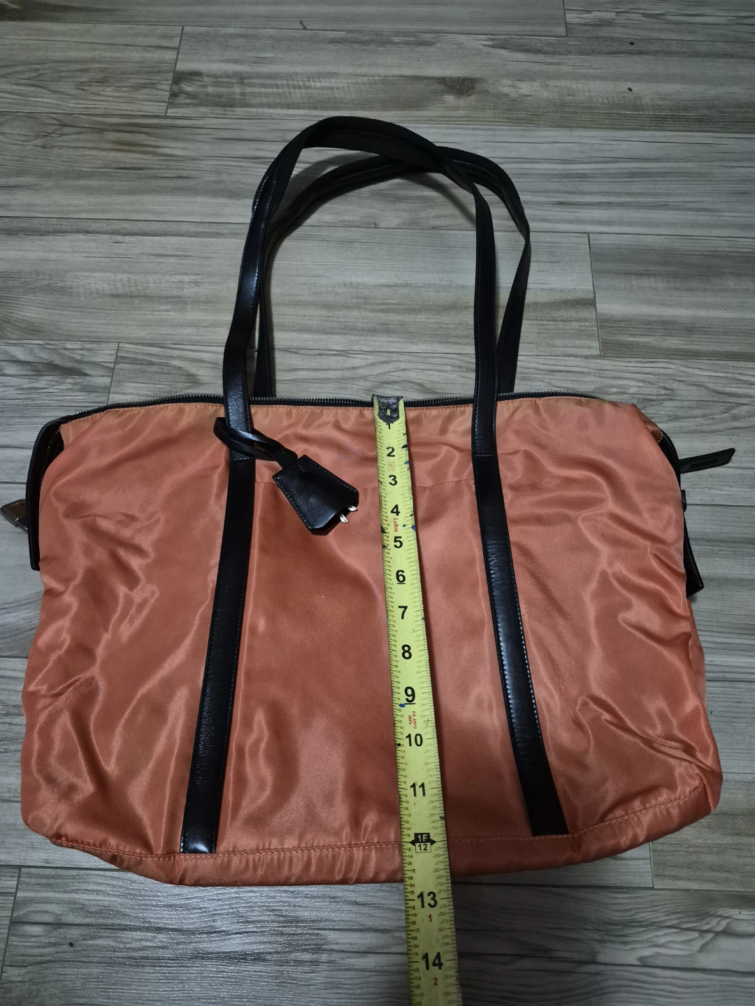 Authentic Prada Milano Orange Tote Bag