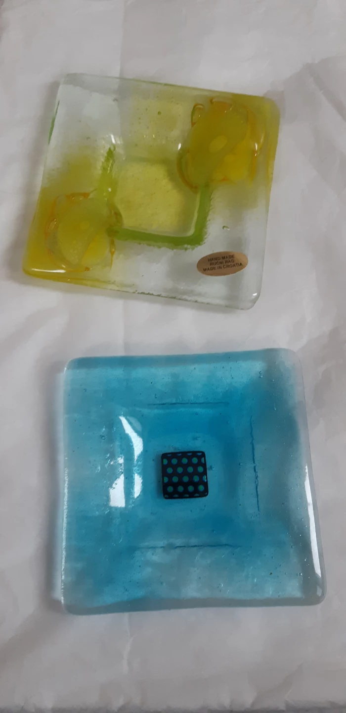 Handmade Glass Trinket Dishes