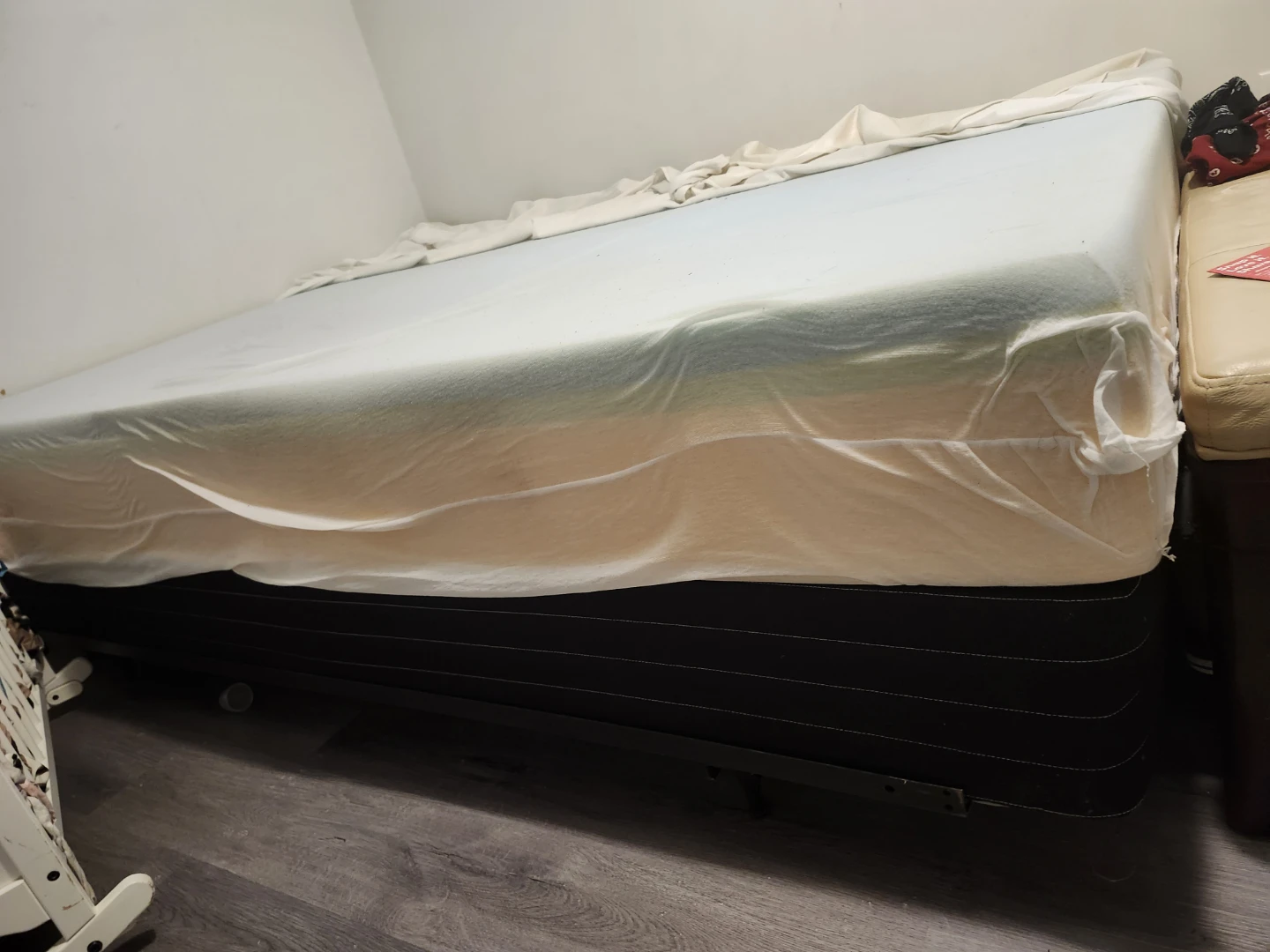 Queen Size Box Spring Bed Base - photo 2