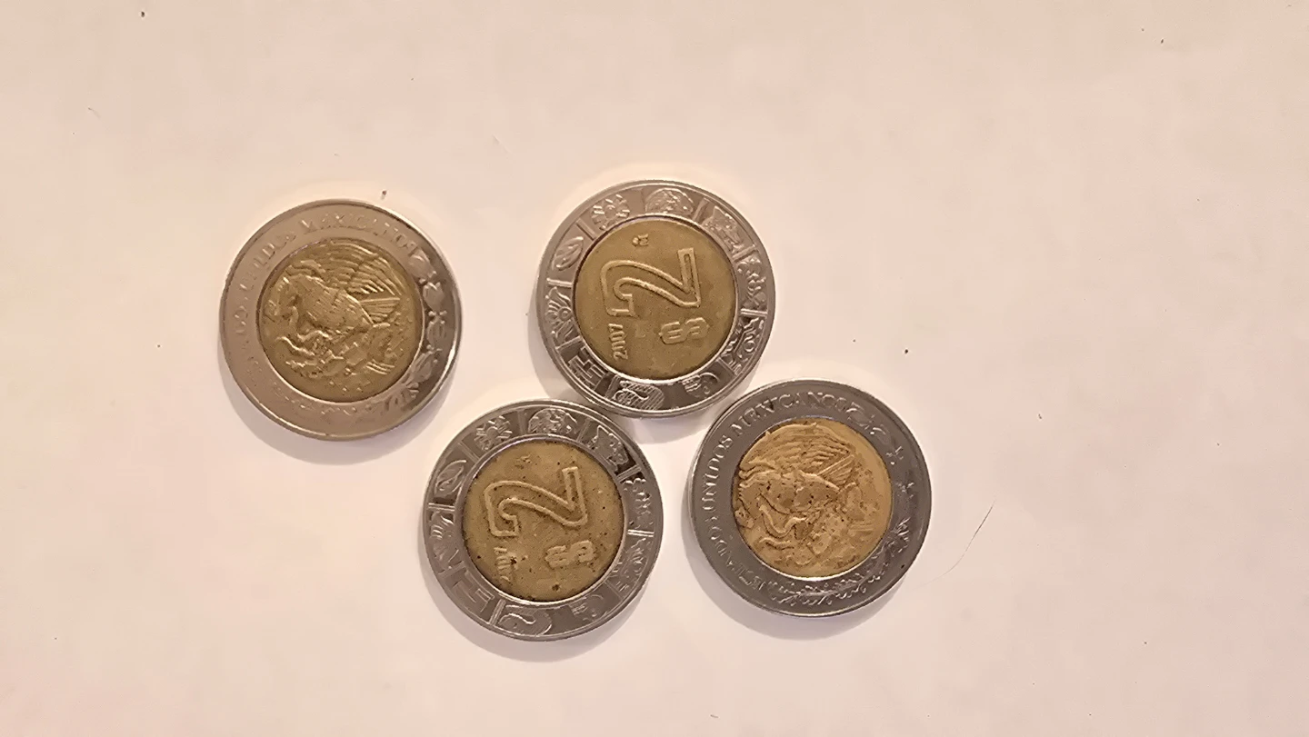 Collection of Mexican Coins - $1 and $2 Pesos - photo 2
