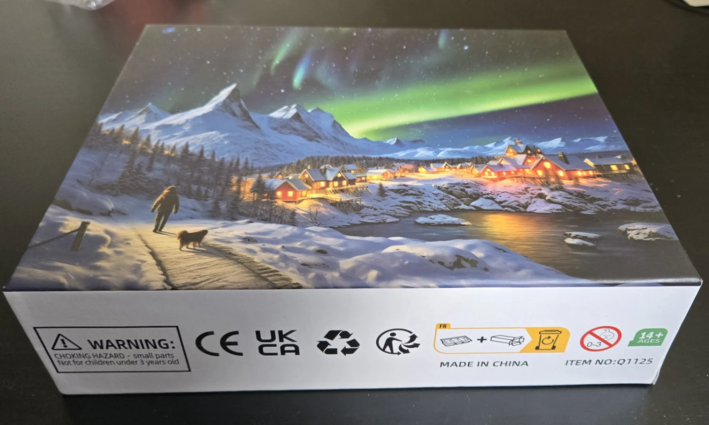 Eohity Snowscape Aurora 1000 Piece Jigsaw Puzzle - photo 4