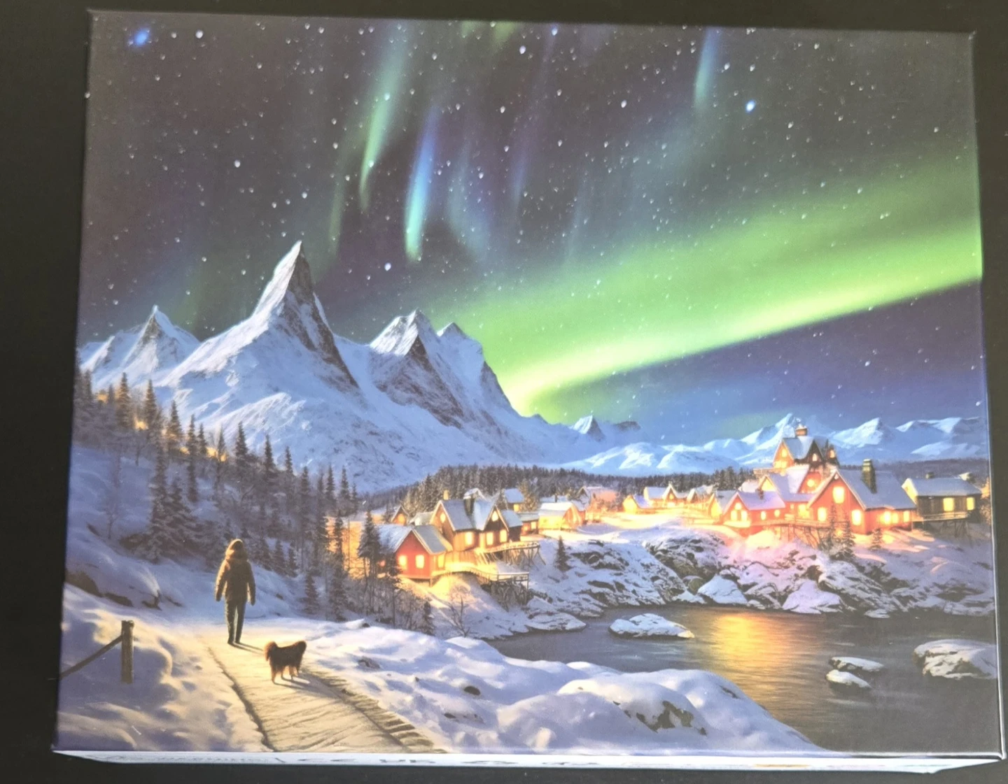 Eohity Snowscape Aurora 1000 Piece Jigsaw Puzzle - photo 5