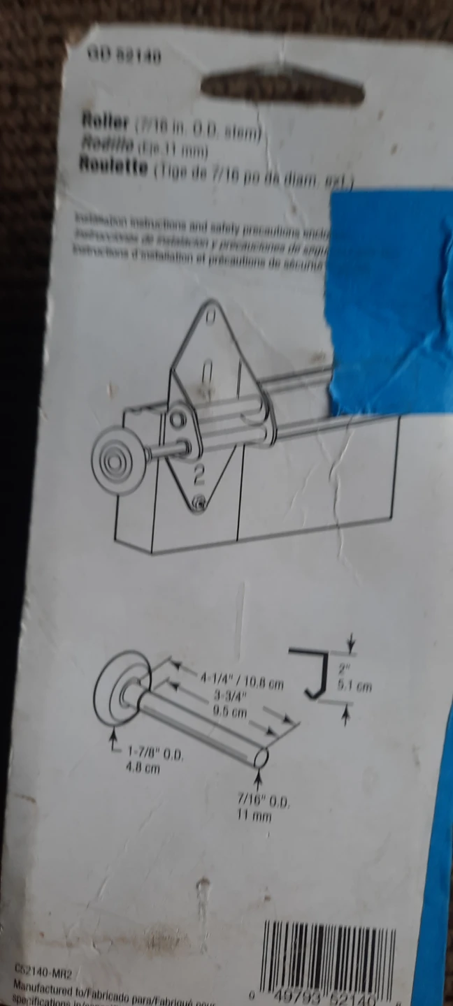 PLPCI Garage Door Roller (7/16 in. O.D. Stem) - photo 3
