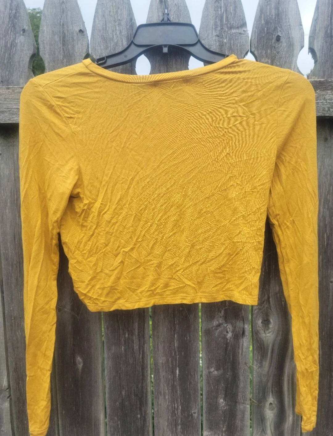 Gaze Yellow Long Sleeve Top - Size M - photo 4