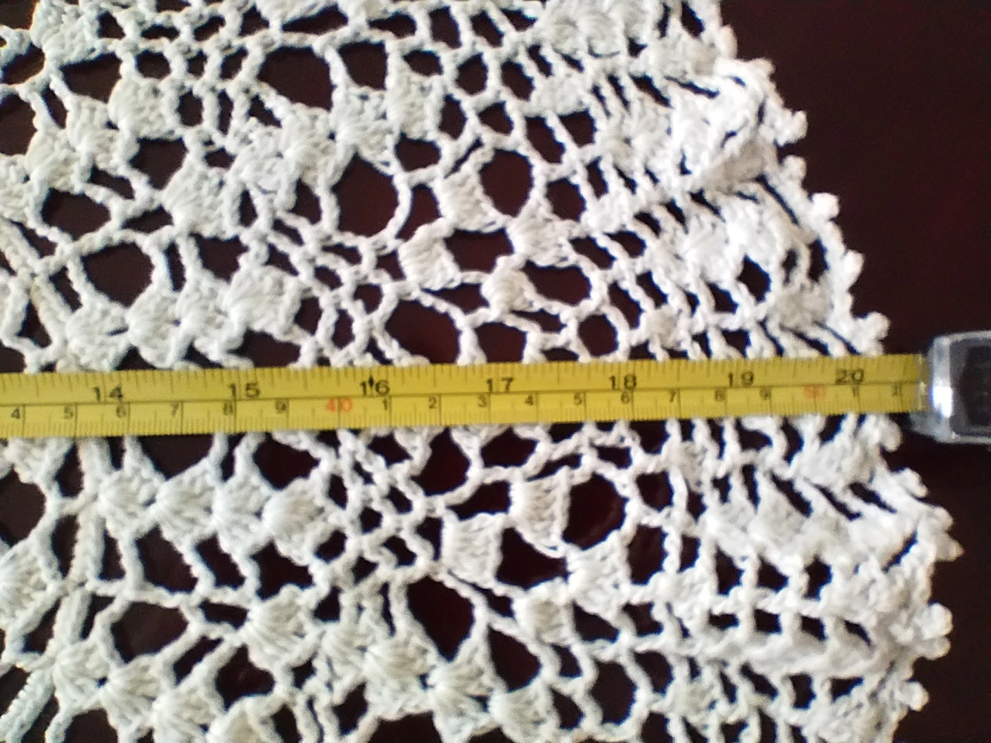Off-White Handmade Crochet Doily - photo 5