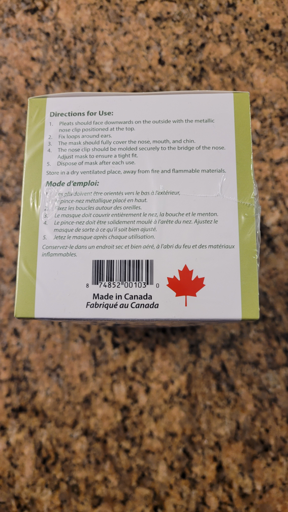 MedCare Adult 3-Layer Face Masks - 50 Pieces - photo 2