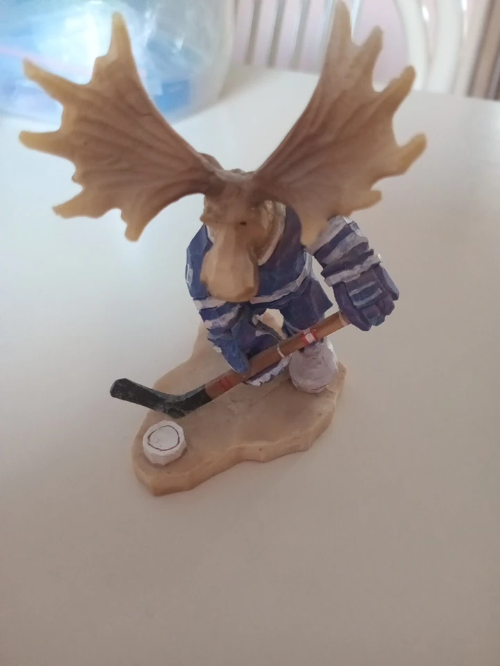 Moose Playing Hockey