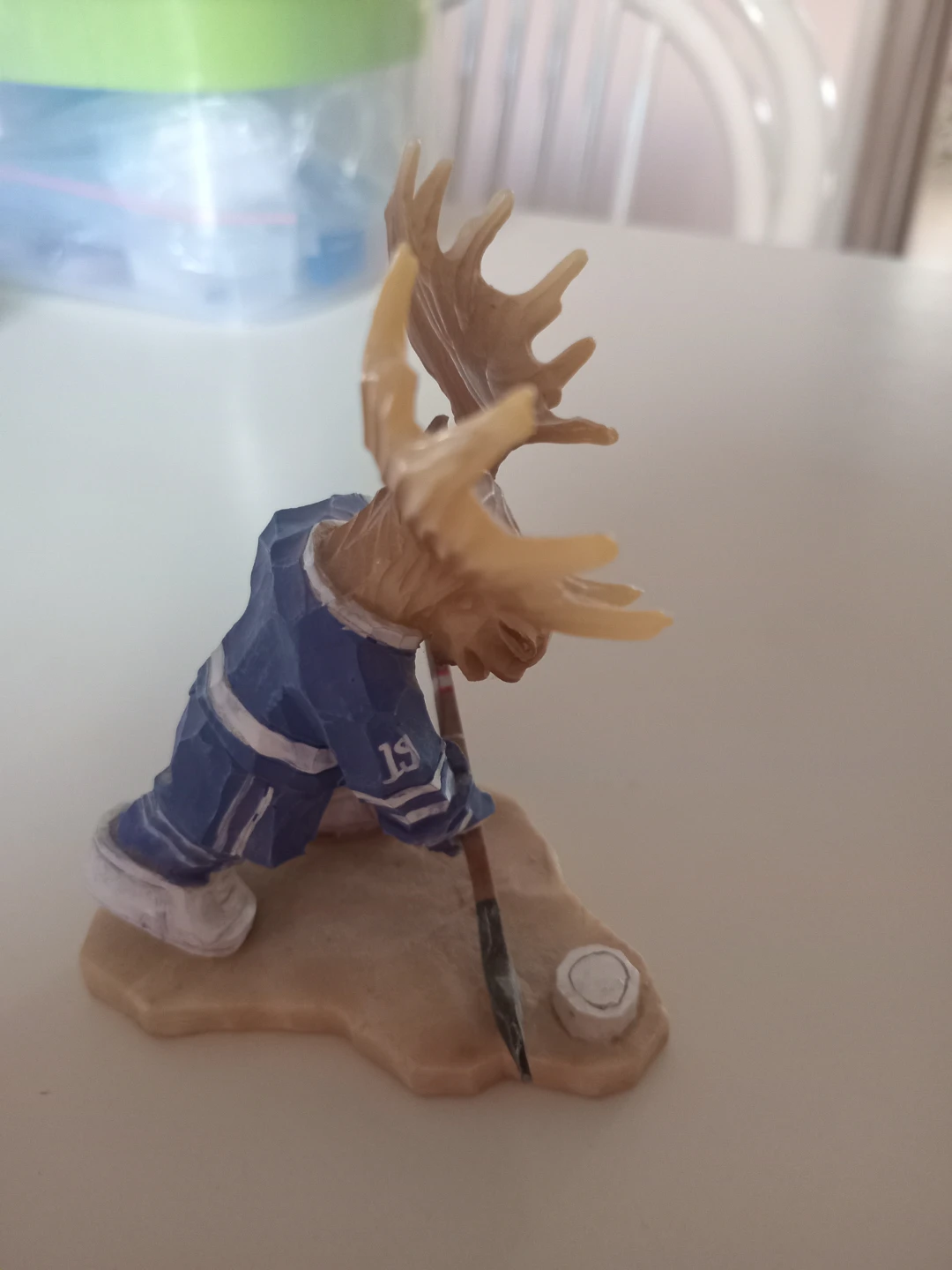 Moose Playing Hockey - photo 2