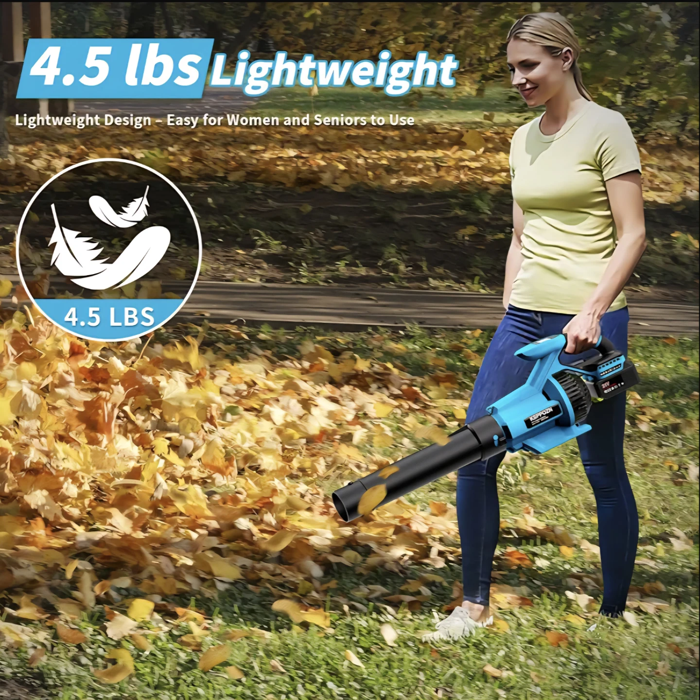 KSPPOZN Cordless Leaf Blower Model: JYLB2401 - photo 4