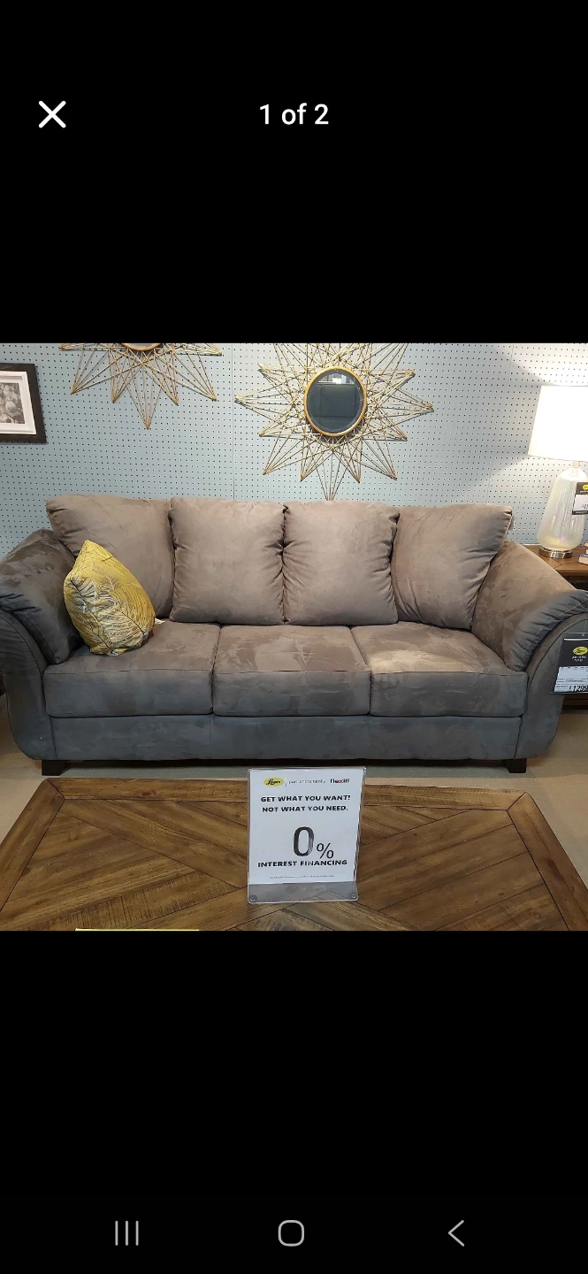 Leon's Dark Grey Sofa