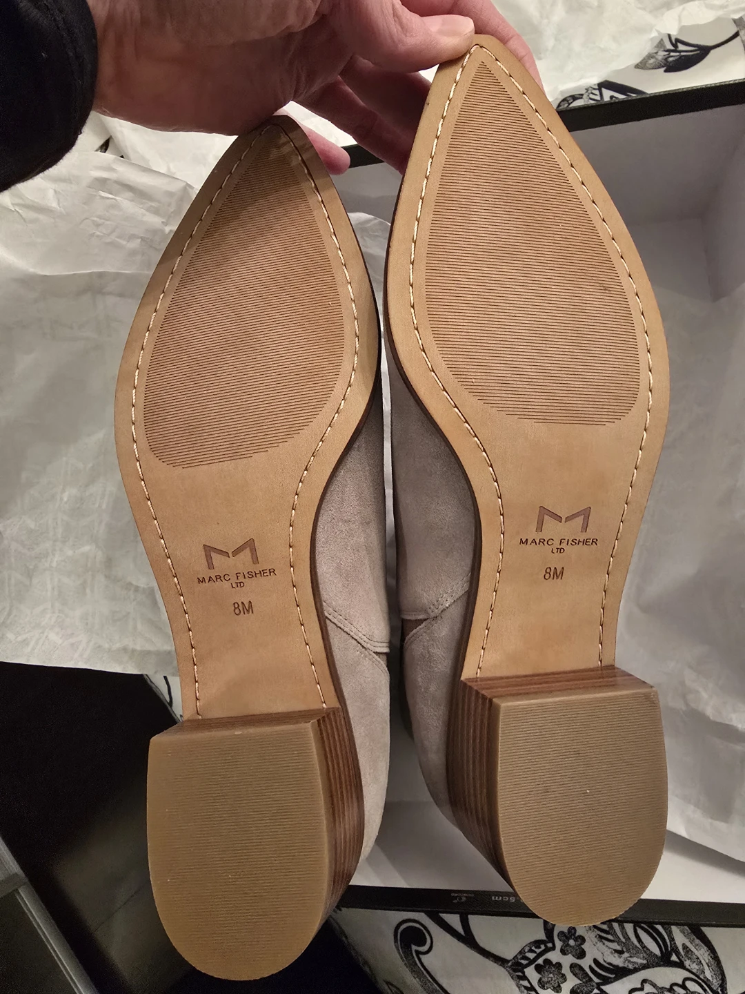 Marc Fisher Women's MiyaLe Suede Ankle Boots Size 8 - photo 2