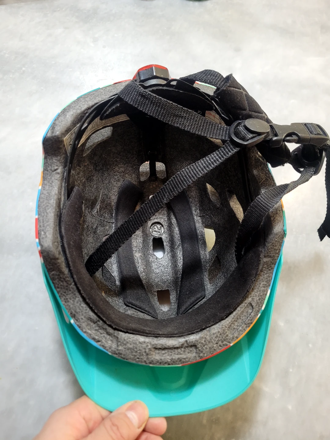 Colorful Bike Helmet with Rear Light - photo 4