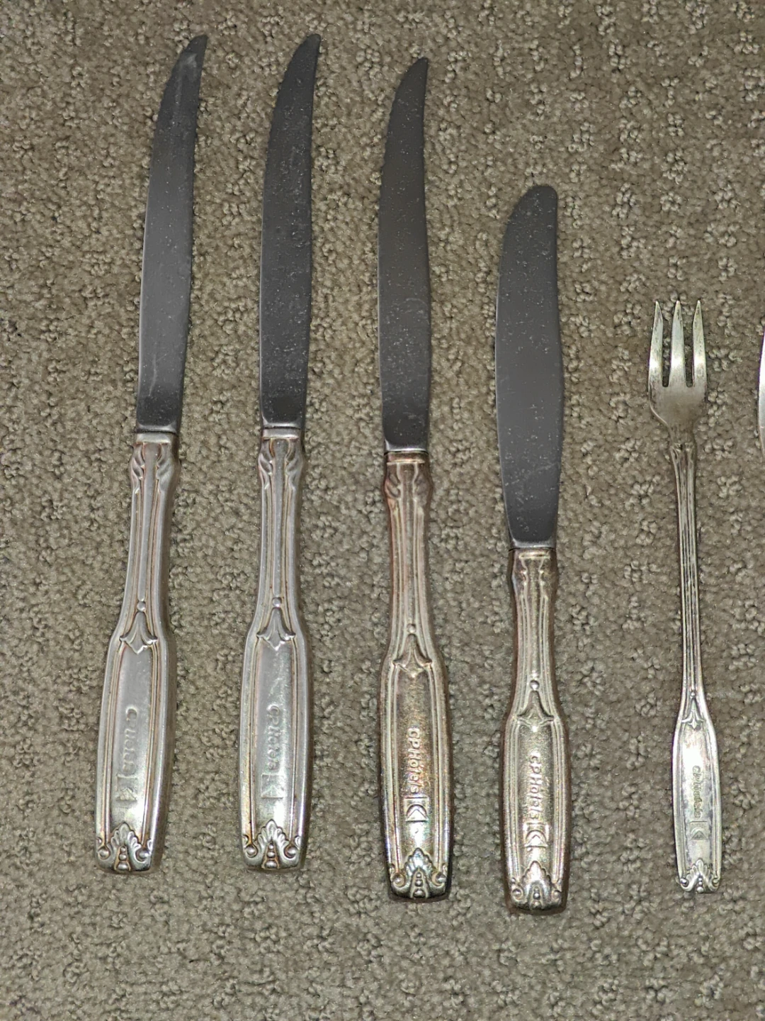 Vintage CP Hotels Silver Plated Canadian Pacific Flatware 8 Pcs - photo 2