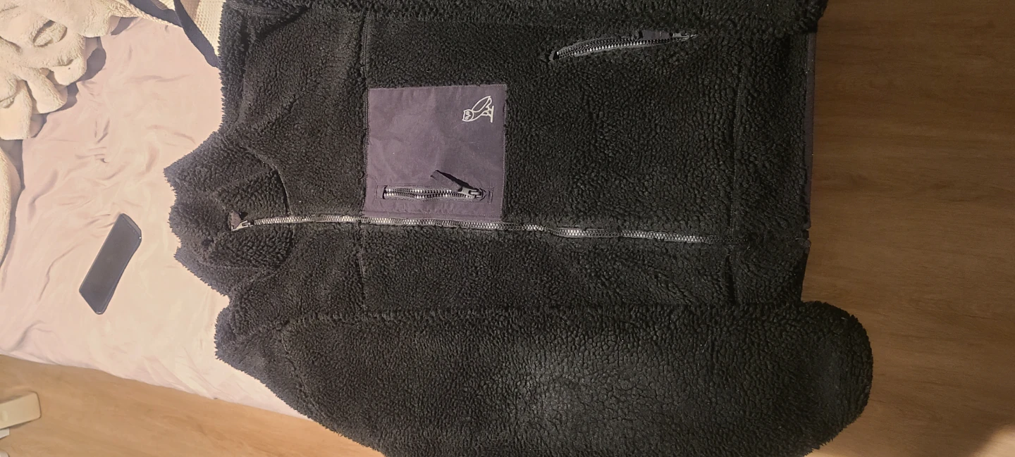 OVO October's Very Own Black Fleece Jacket Size 3XL - photo 2