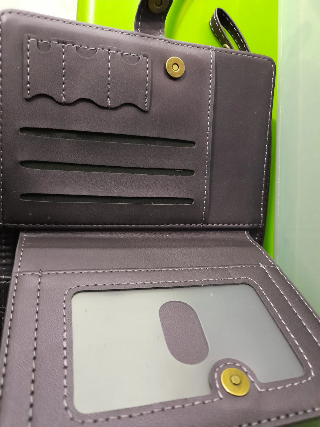 Bifold Wallet with Zipper - photo 4