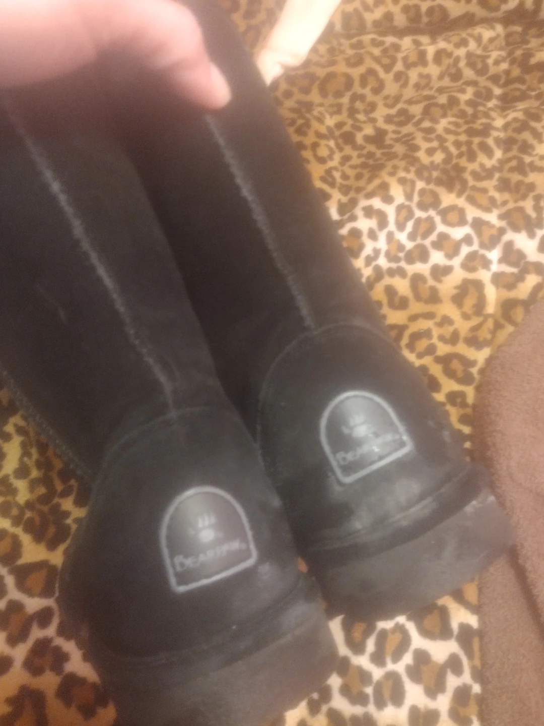 Bearpaw Black Suede Boots - photo 3