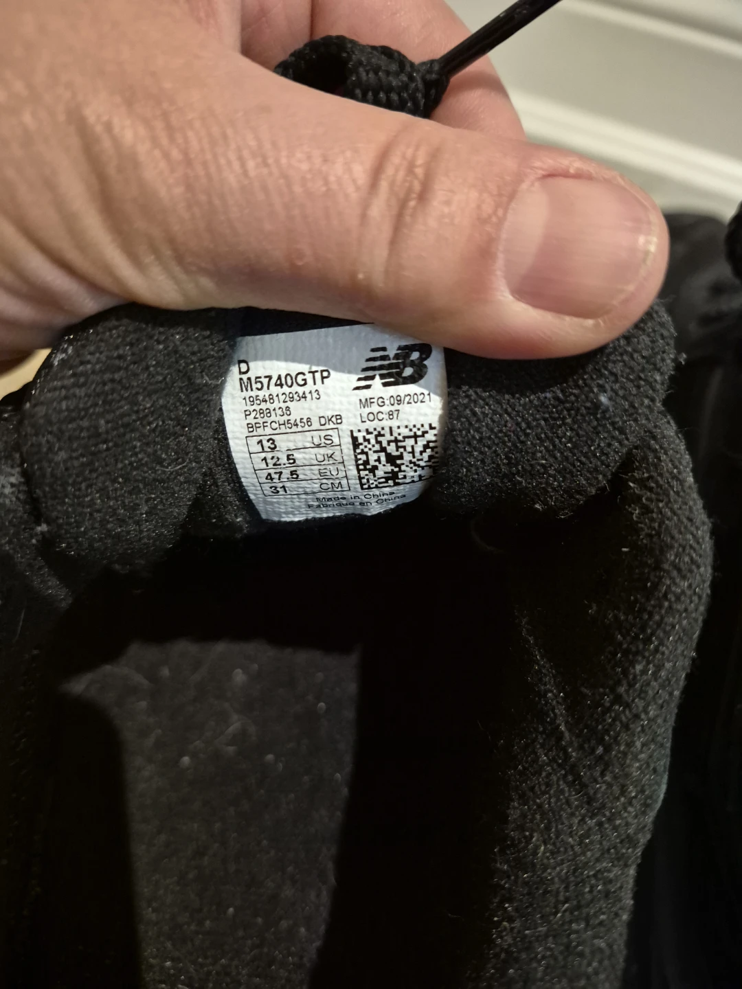 New Balance M5740TP Gore-Tex Black Men's Shoes Size 13 - photo 2