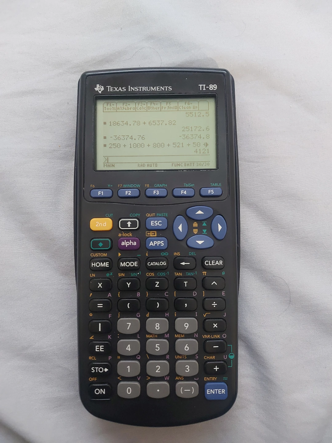 Texas Instruments TI-89 Graphing Calculator - photo 2