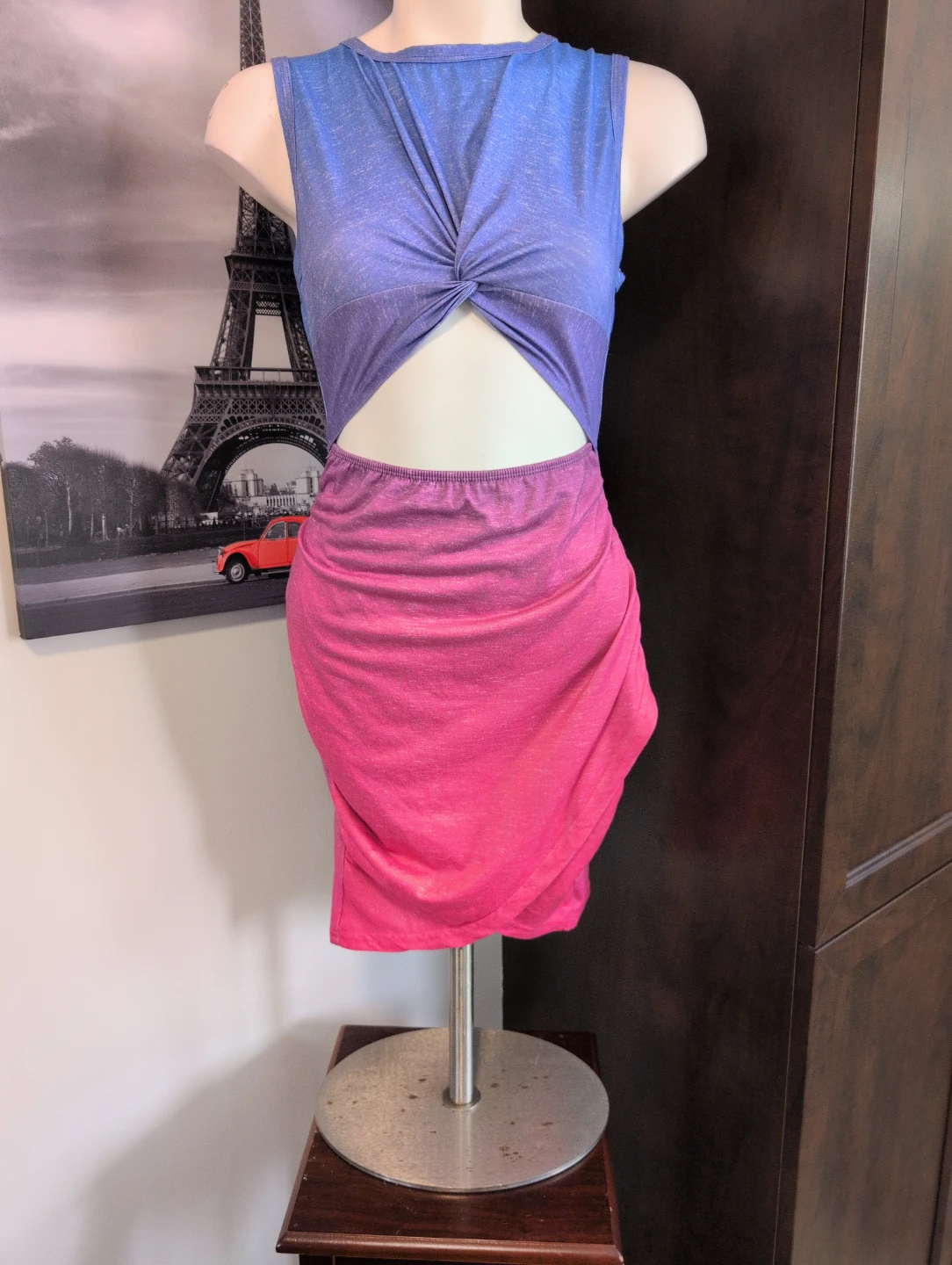 Twisted Cutout Tank Dress Size S